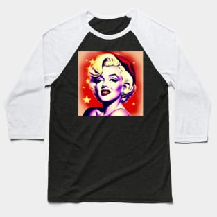 Merry Christmas Music Genius Marilyn Baseball T-Shirt